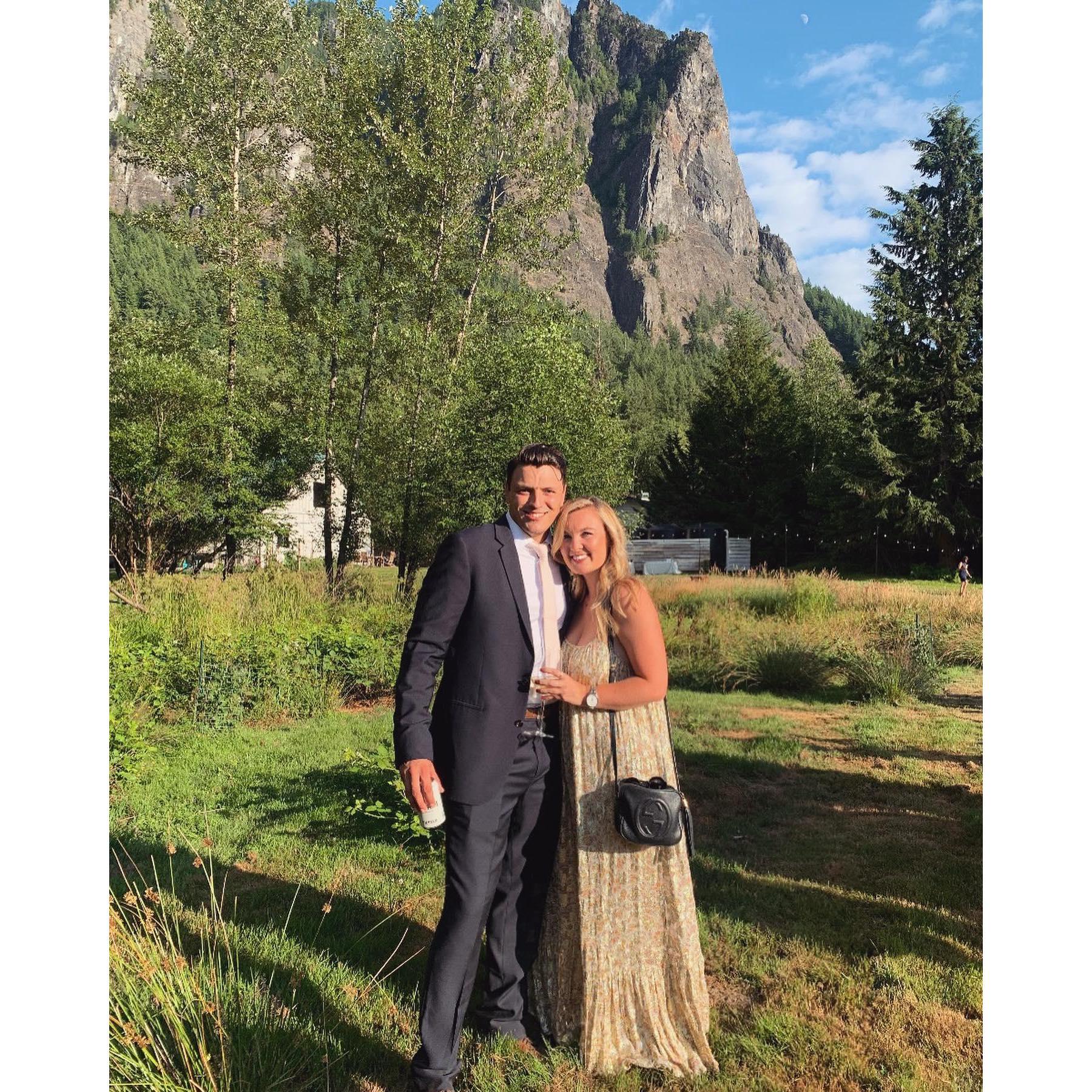 Celebrating Evan & Stephanie at "The Barn"