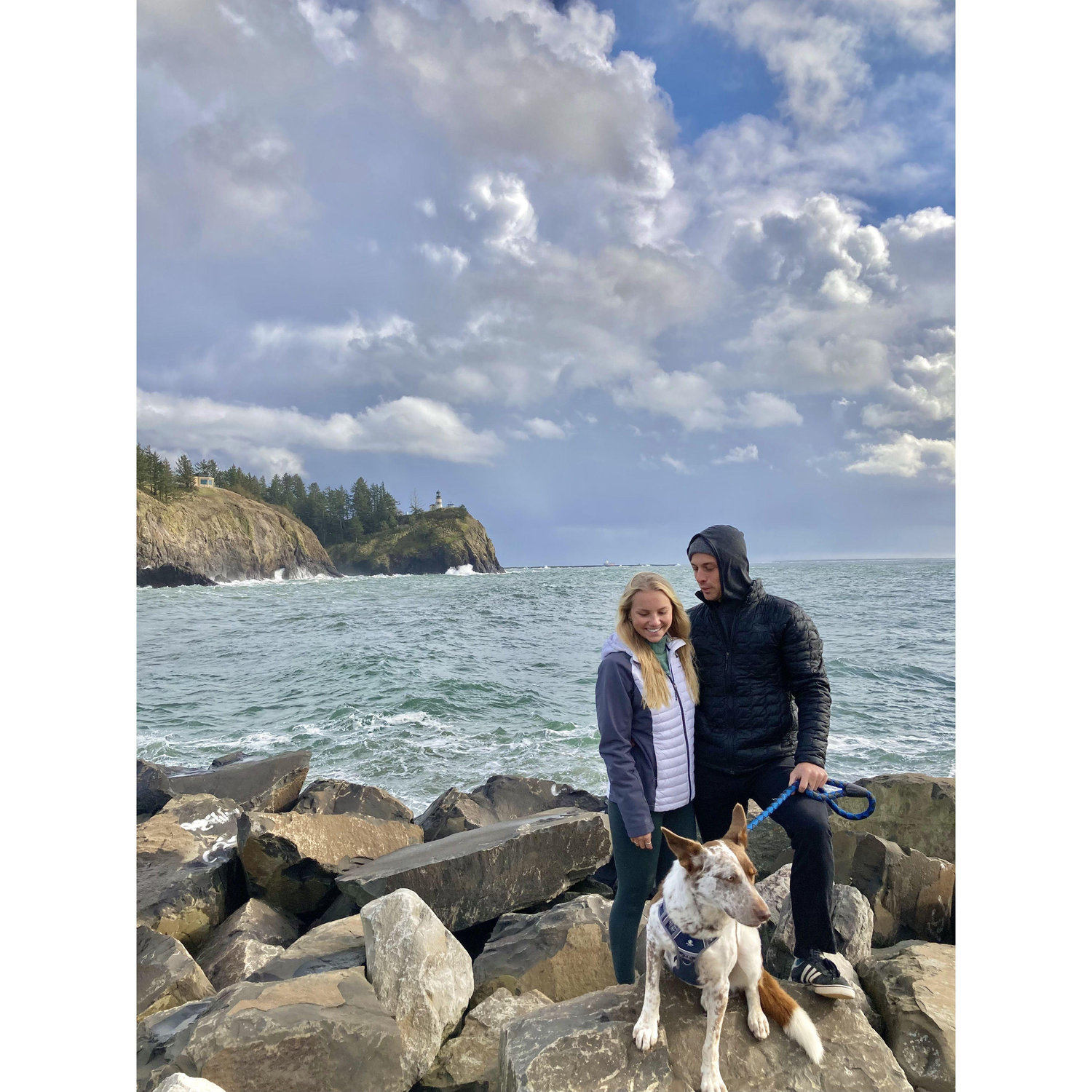 A few days before we moved from Astoria, Oregon to Puerto Rico!