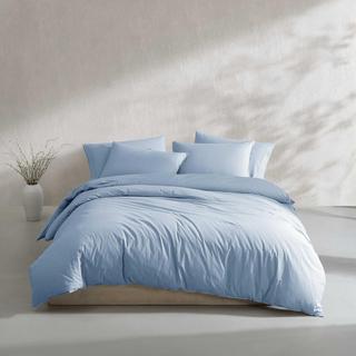 Washed Percale 3-Piece Comforter Set