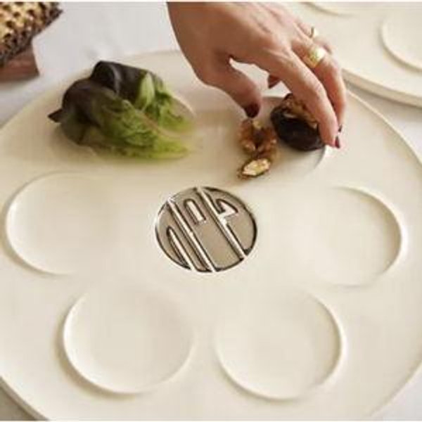 Yahalomis Ceramic Seder Plate