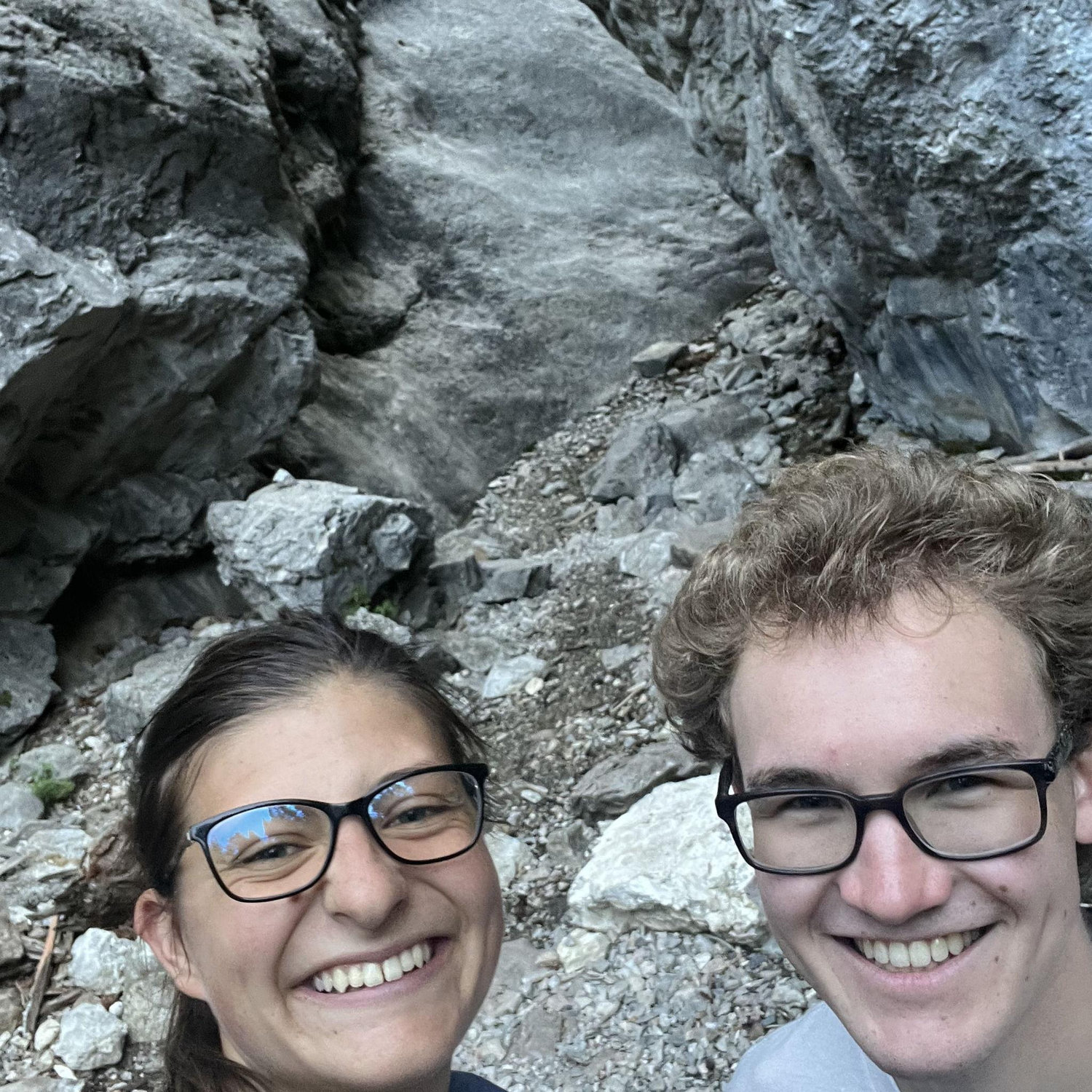 Hiking in refrigerator canyon