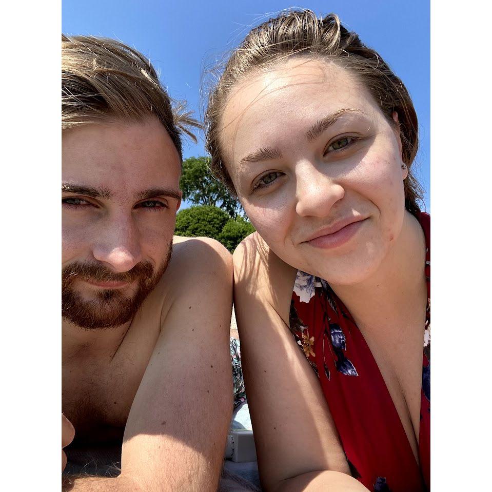Beach day, Rhode Island