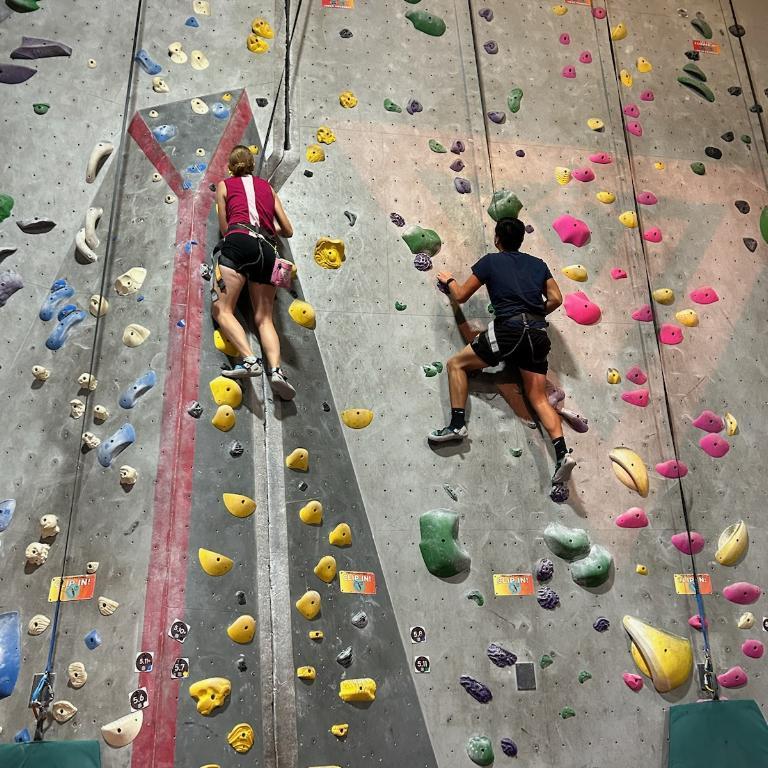 Went rock climbing in FL, you can guess who won ;)