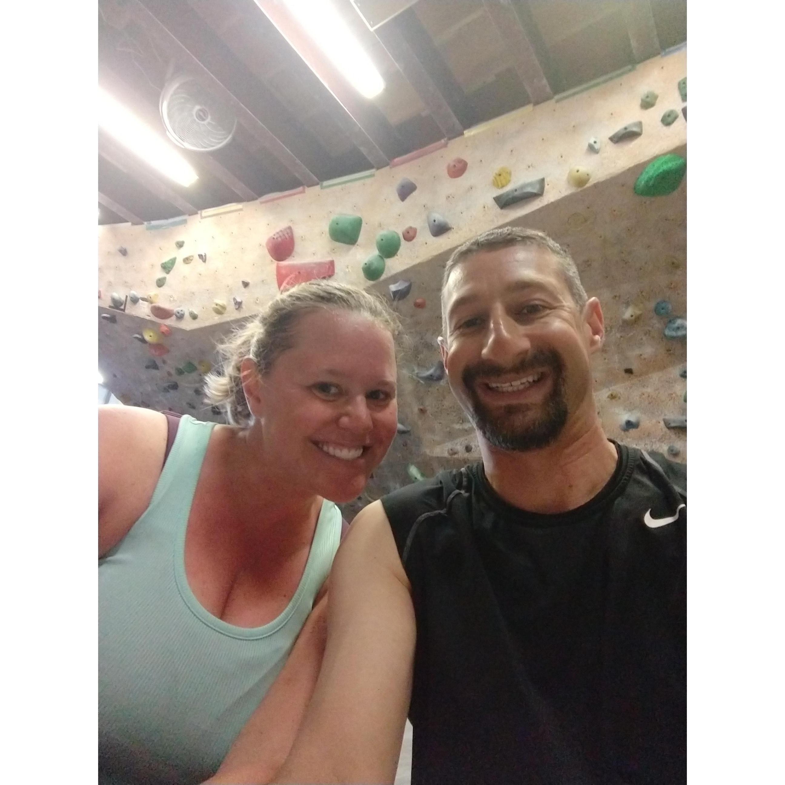Rock Climbing at Earth Treks in Englewood
