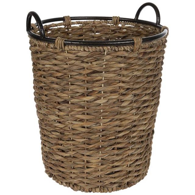 Round Water Hyacinth Basket - Large