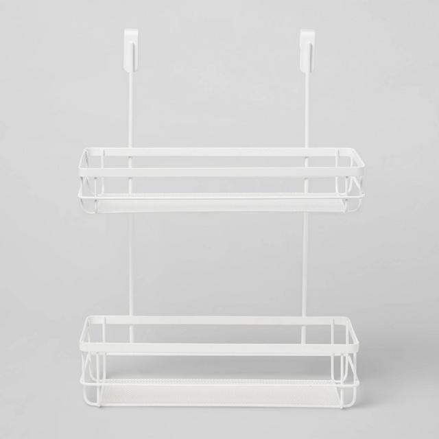 Over the Cabinet Tiered Storage Matte White - Brightroom™