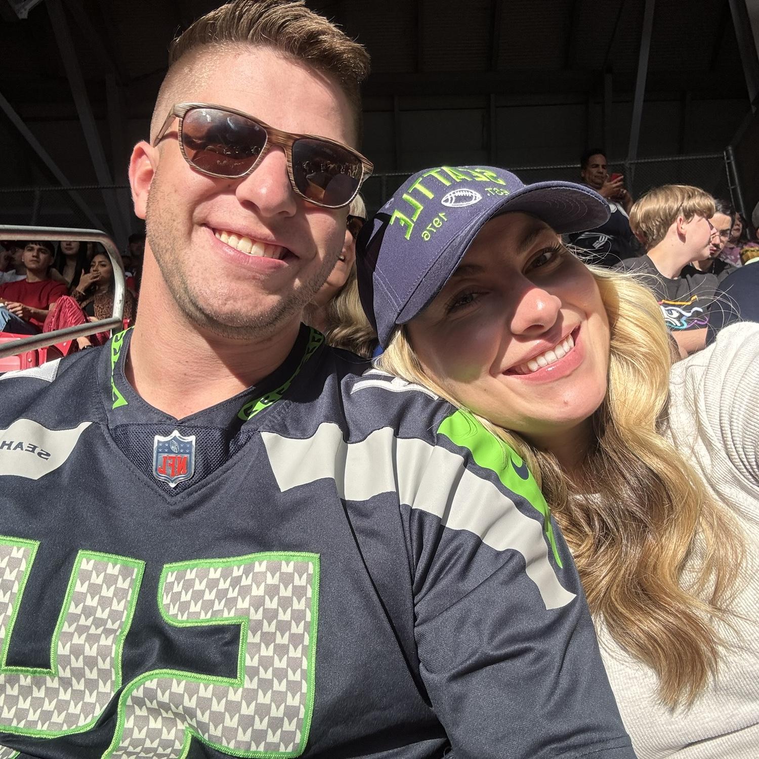 Seahawks game in the desert!