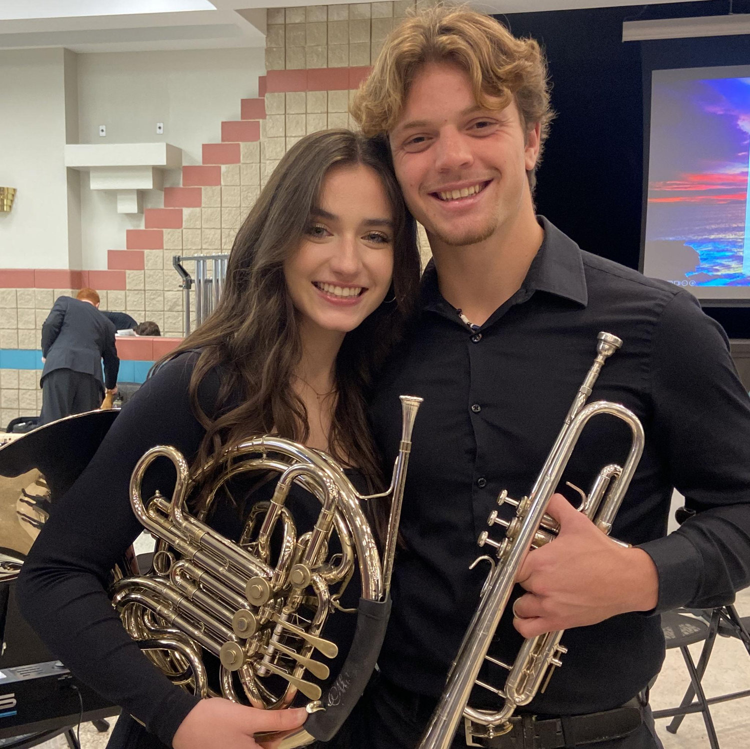 Our first band concert together