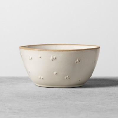 Textured Floral Mini Bowl Sour Cream - Hearth & Hand™ with Magnolia