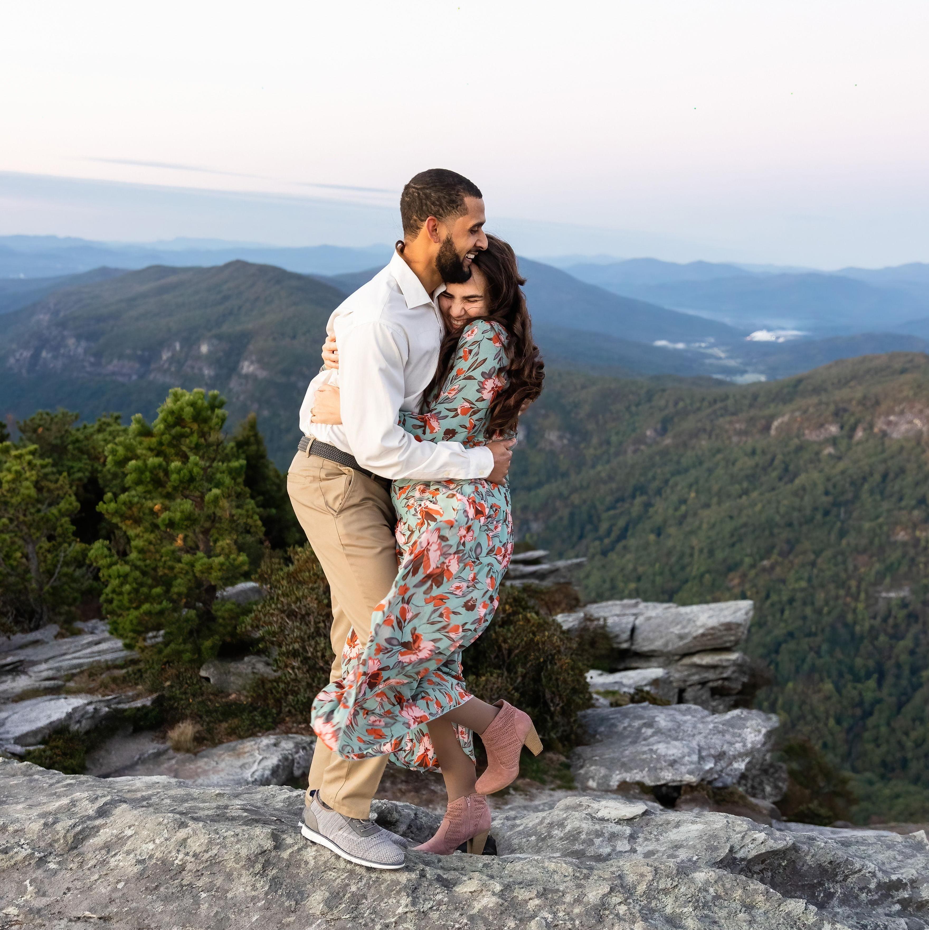 October 2023 - Drove 2 hours away, stayed in a hotel, woke up at 4am to hike up a mountain for an hour with our amazing photographer, in 30 degree, just to capture these photos (: