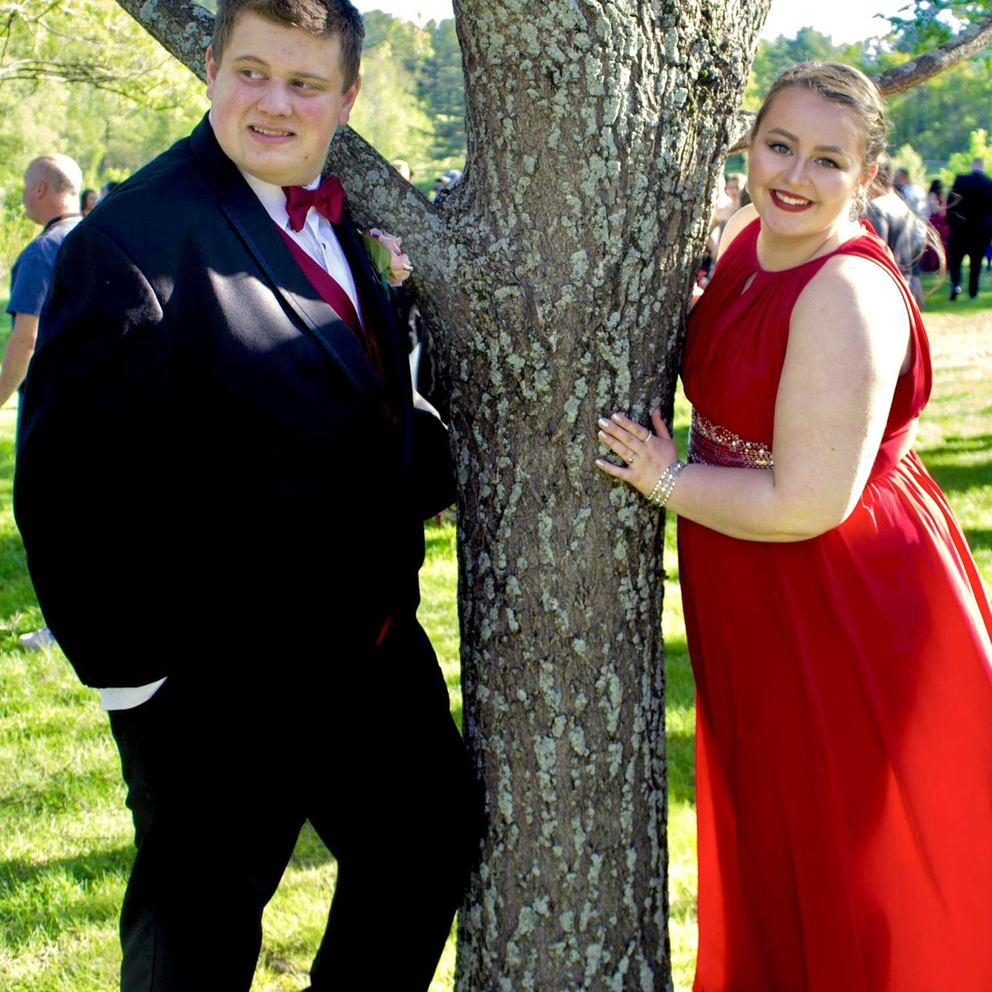 Megan's senior prom, 2017