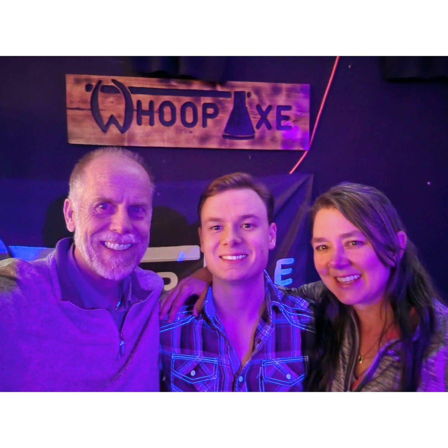 Levi with his parents