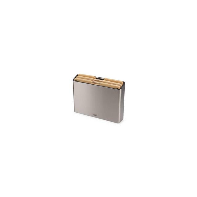 Joseph Joseph 3pc Folio Steel Bamboo Cutting Board Set