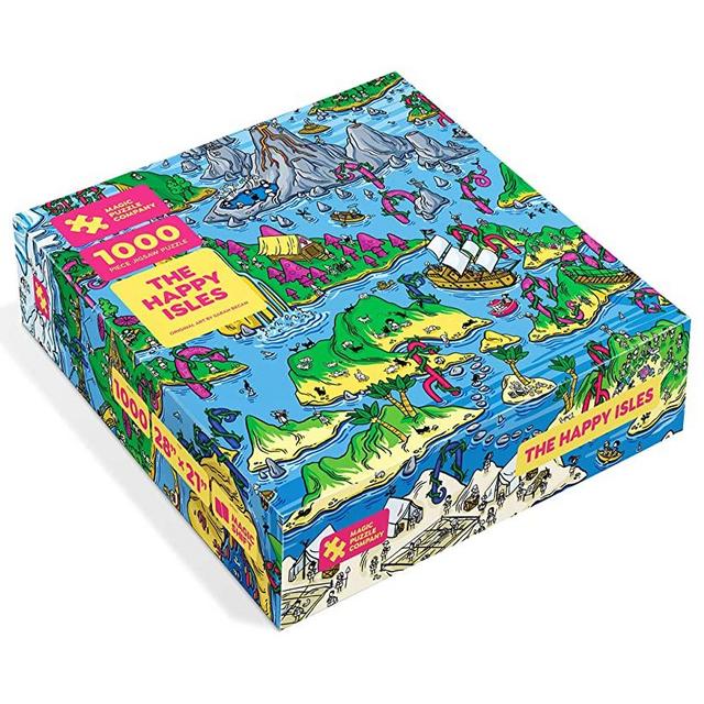 The Happy Isles - 1000-Piece Jigsaw Puzzle from The Magic Puzzle Company