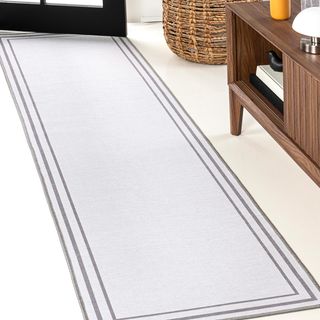 Sloane Classic 2-Stripe Border Washable Runner