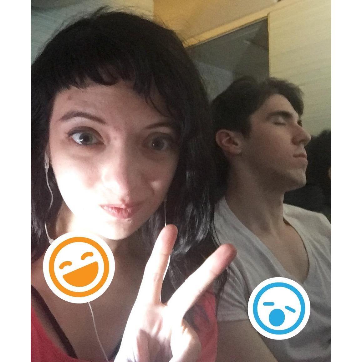 Snoozing on the flight