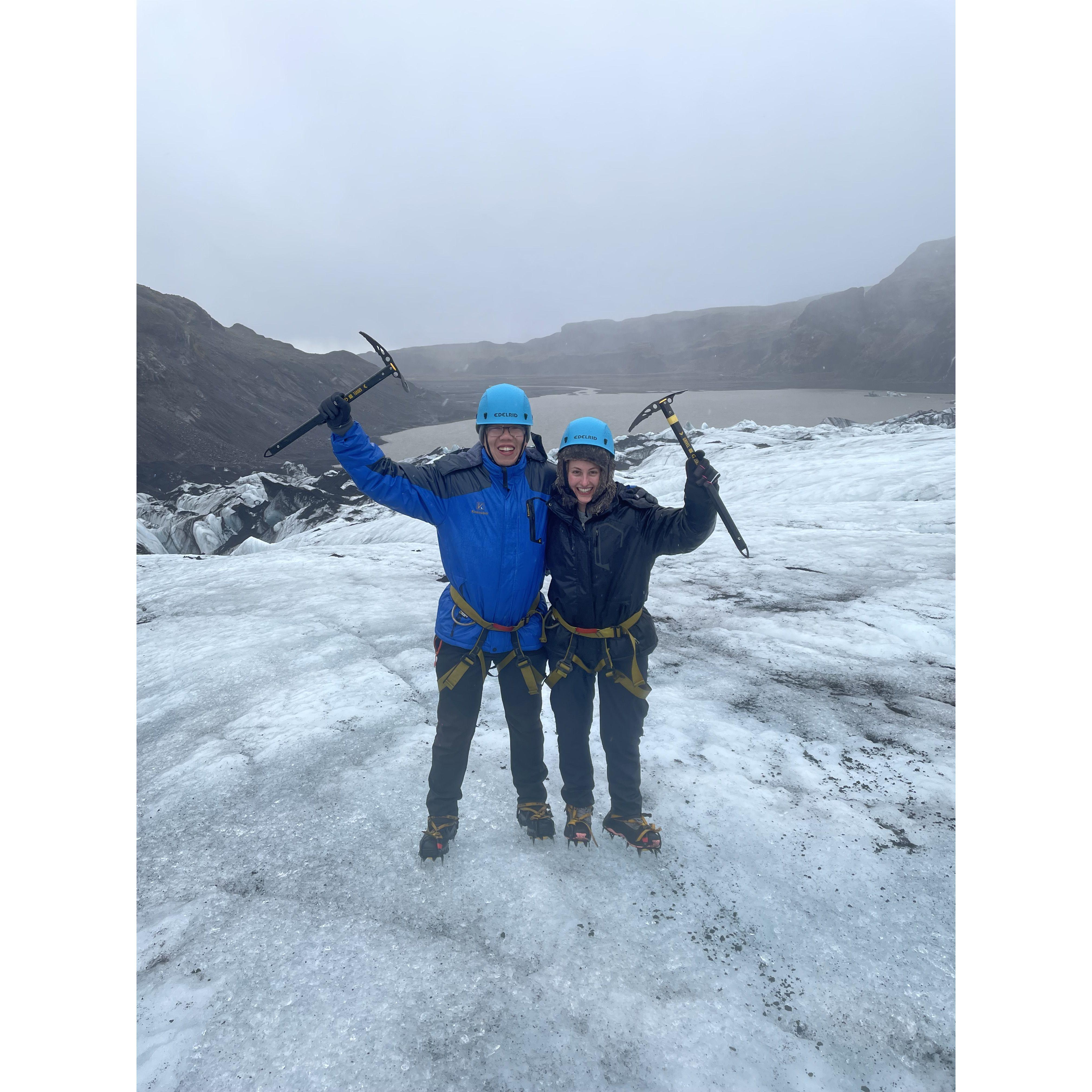 Once you climbed a glacier together, you can do anything together
