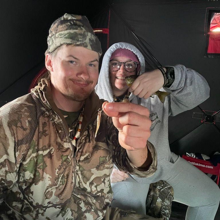 February 2024 ice fishing UP