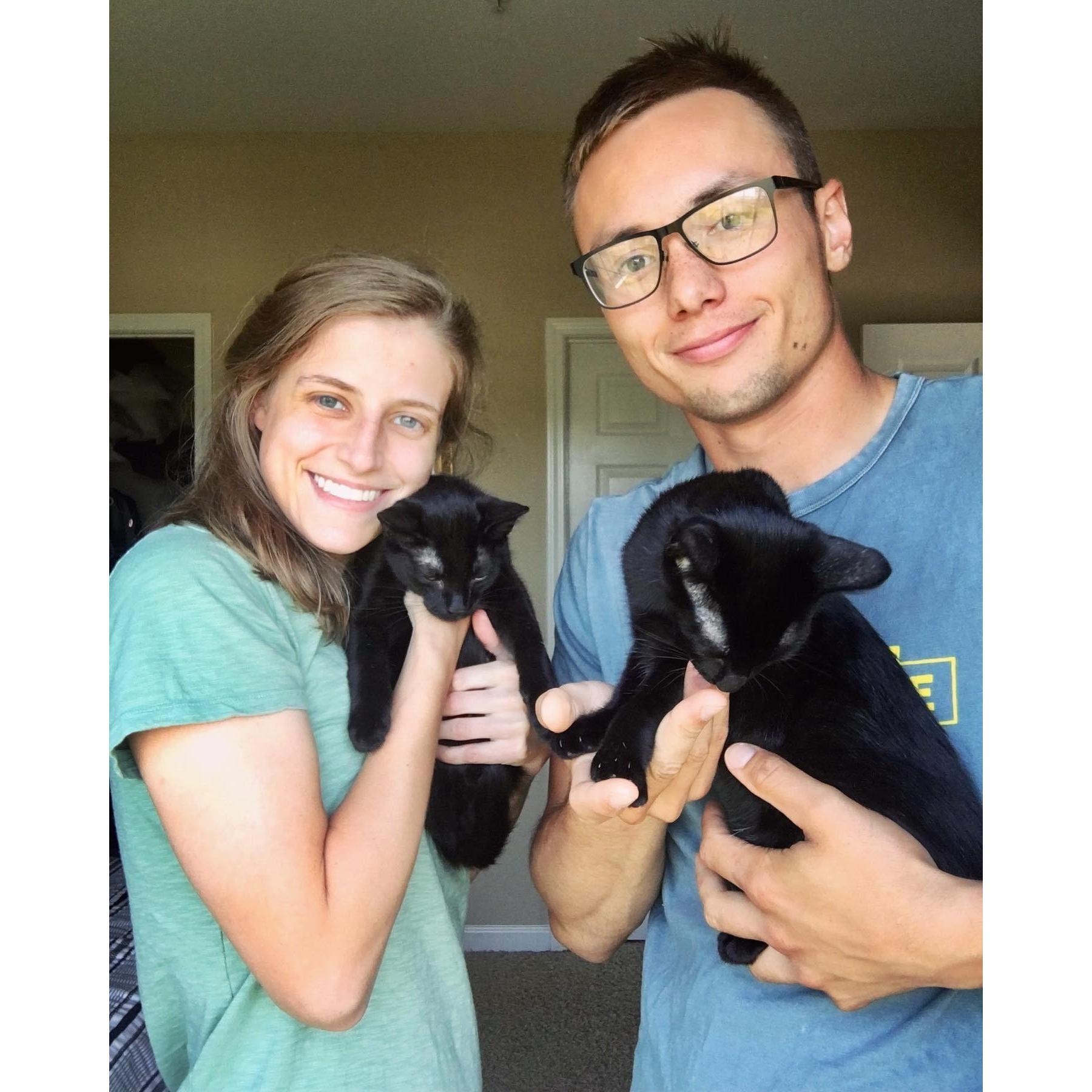 Our first day with Odin & Elsa. 09.07.2020