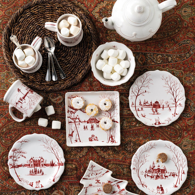Juliska, Country Estate Winter Frolic Santa's Cookie Tray | Zola