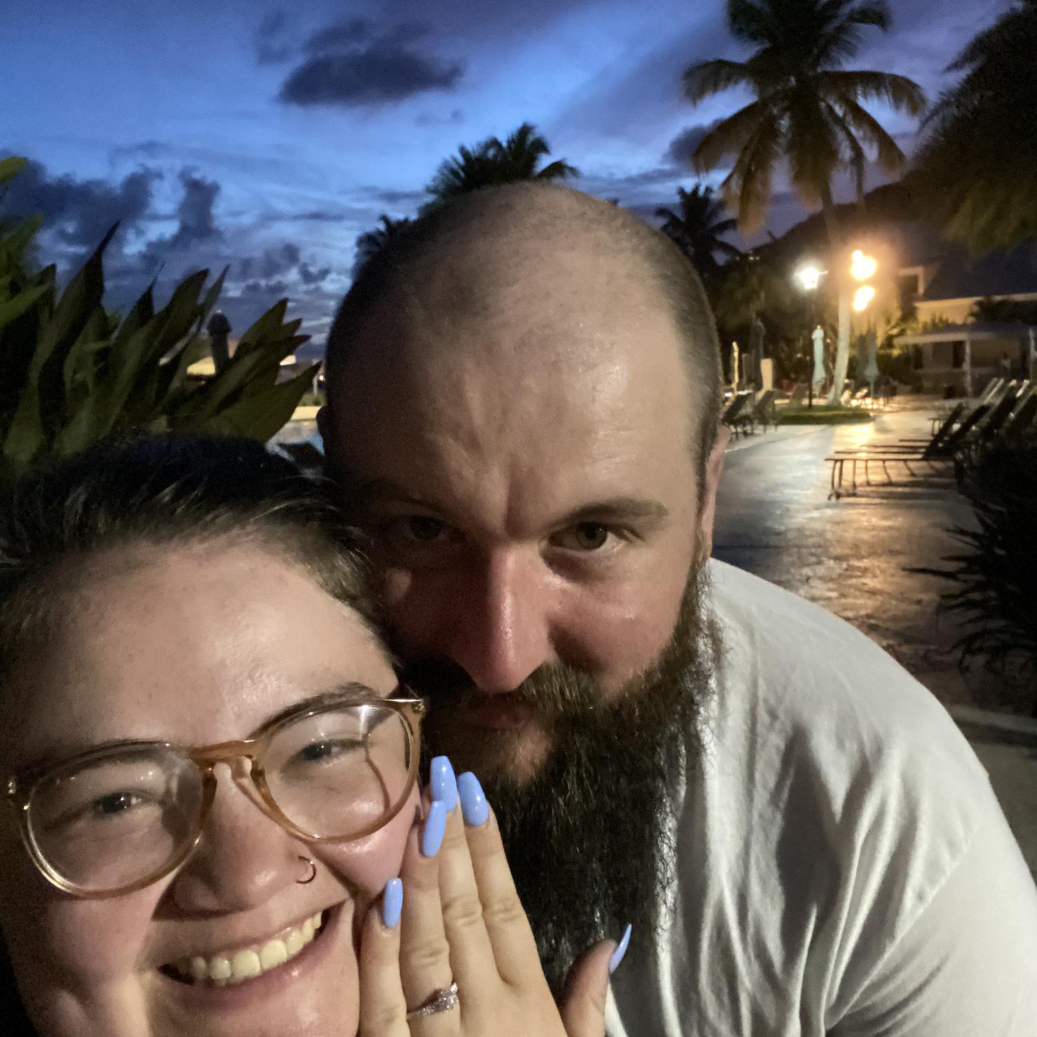 Getting engaged at the beach in 2022 ❤️
