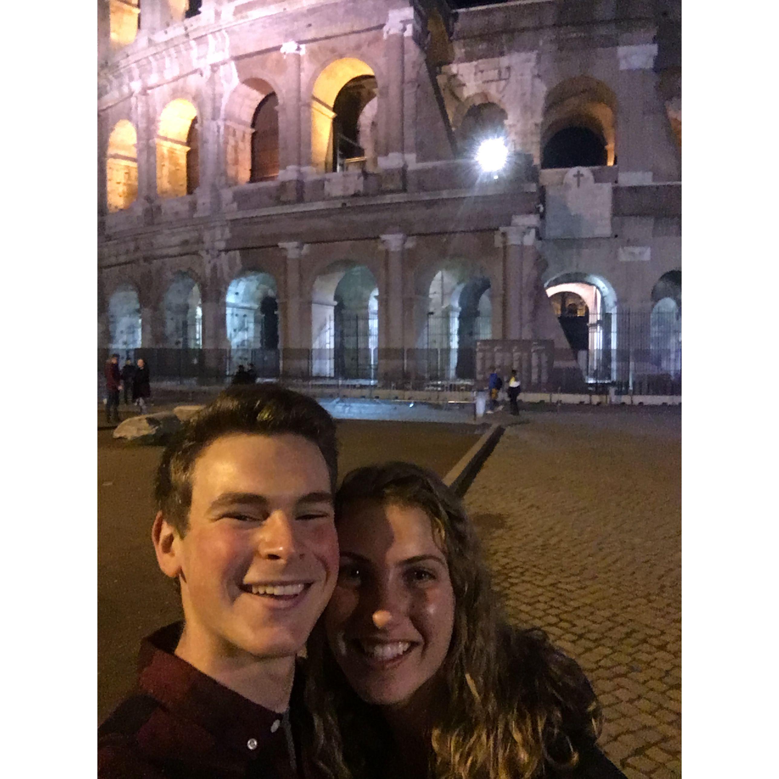This photo was taken on our very first date together when Cullen visited Lauren's study abroad group in Rome.