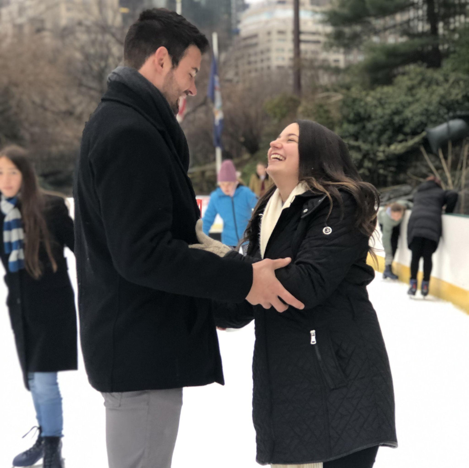 Ice Skating in Central Park, Christmas 2018