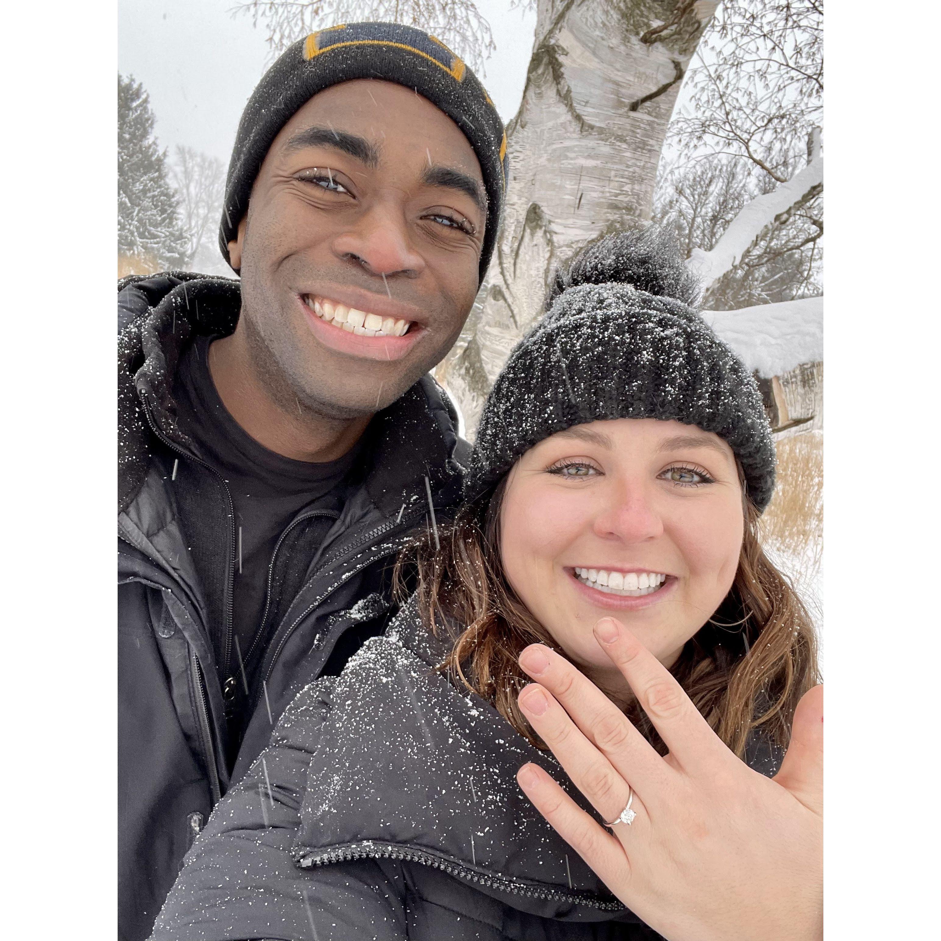 When Cameron popped the question! 1.28.23