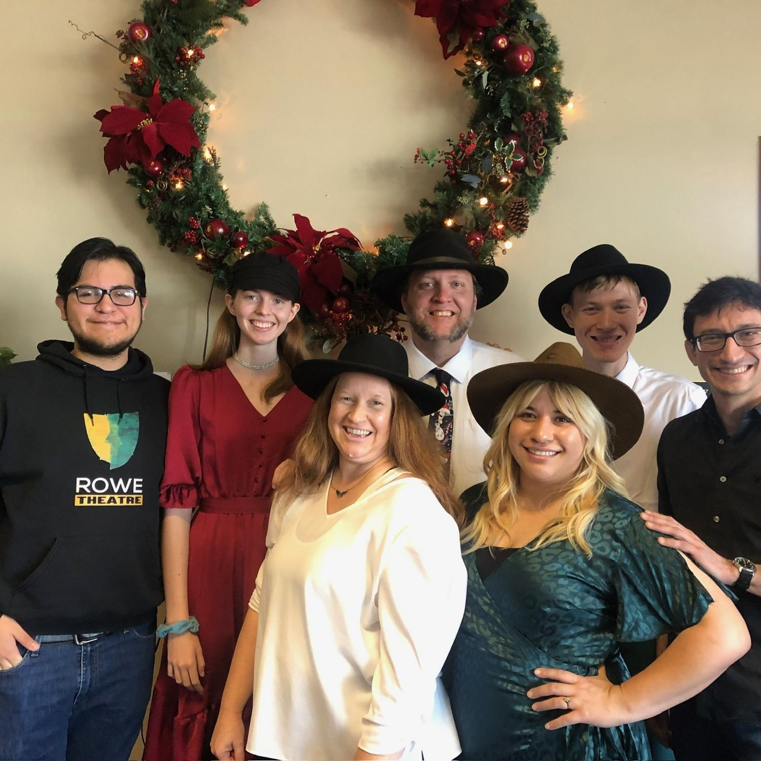 Church family pics after Christmas service in December 2023.