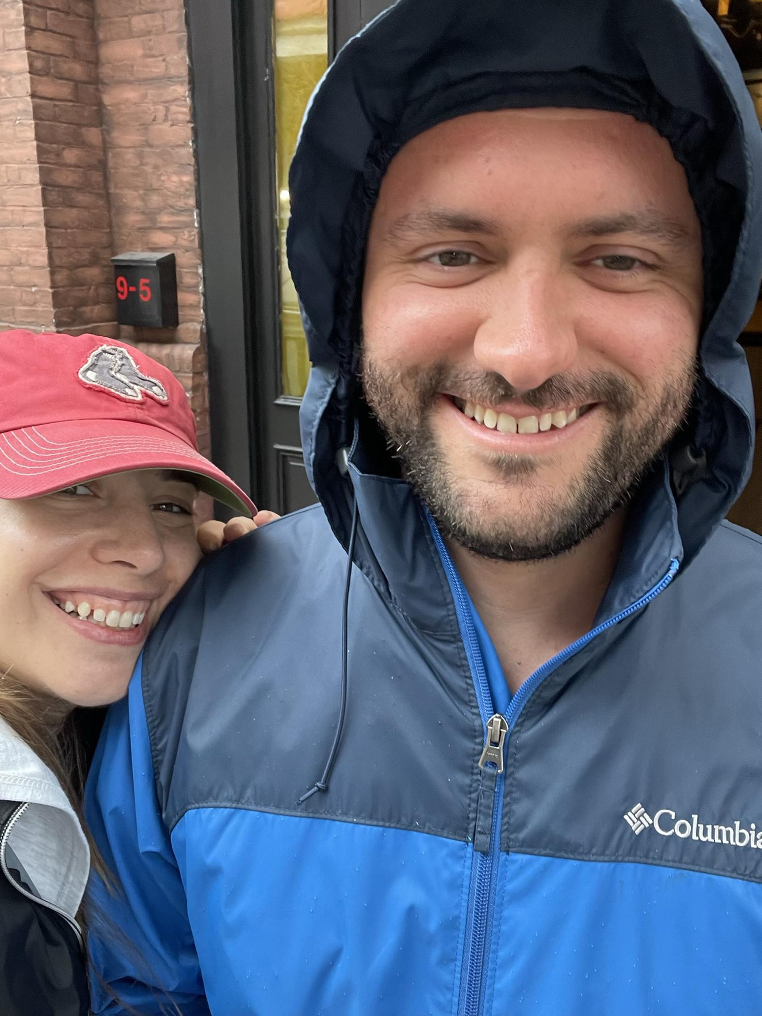 Fenway park on a rainy day, Go Sox!!