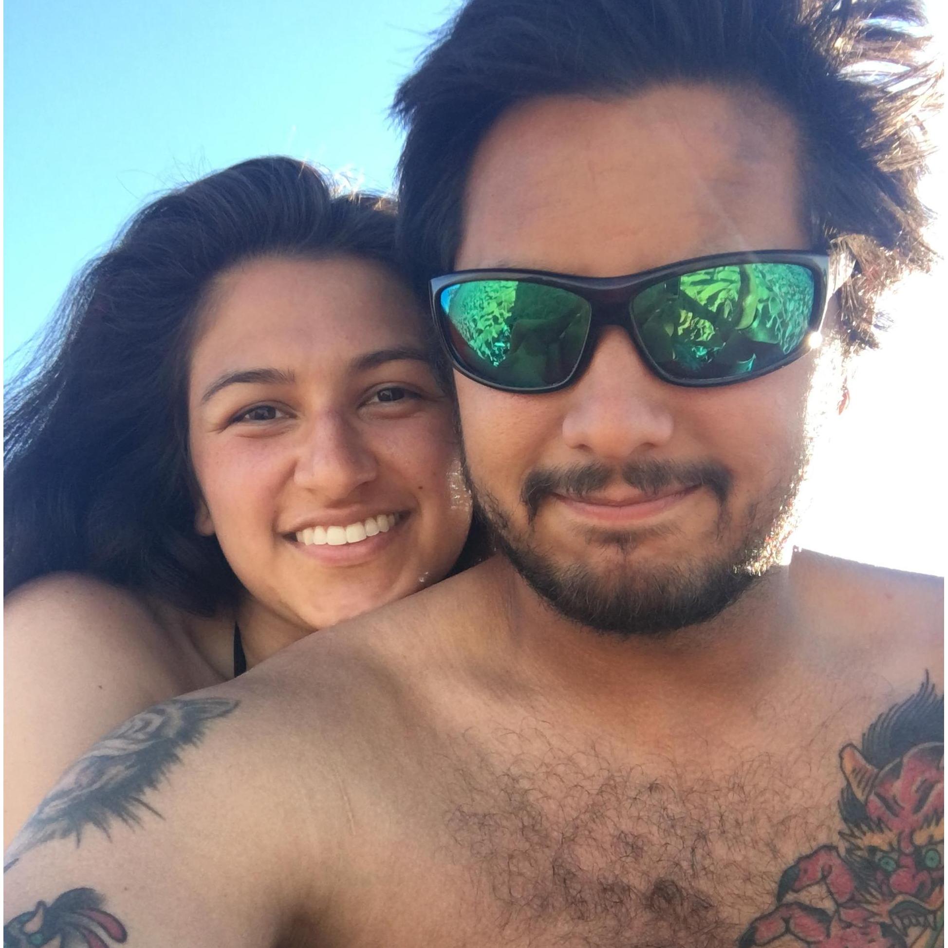 Every now and then, we actually visit the beaches on this coast... OBX last summer!