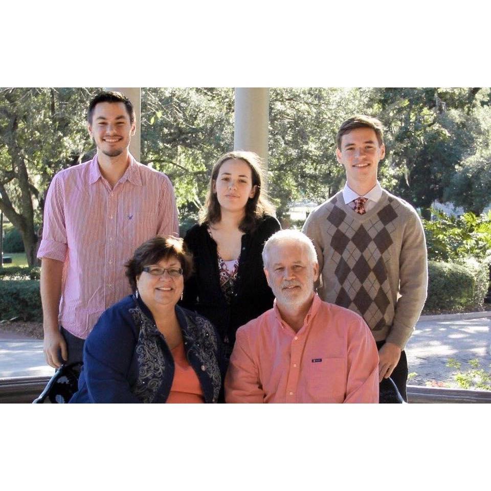 Tim's lovely family: Liz (his sister), Chris (his brother), Kathy (his beautiful mother), Dave (his father)