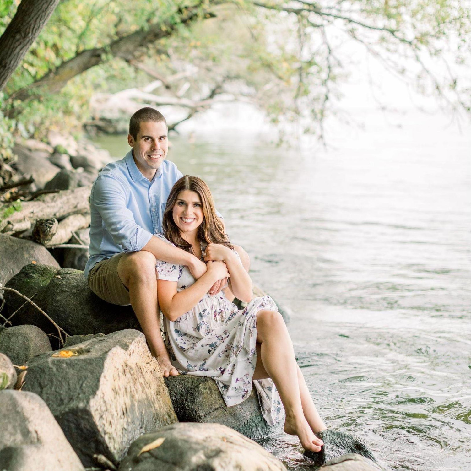 Engagement at High Cliff State Park