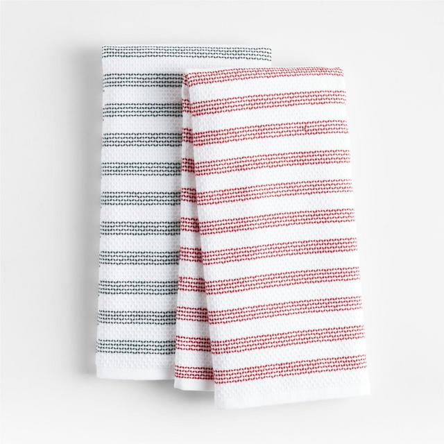 Holiday Textured Terry Dish Towels, Set of 2