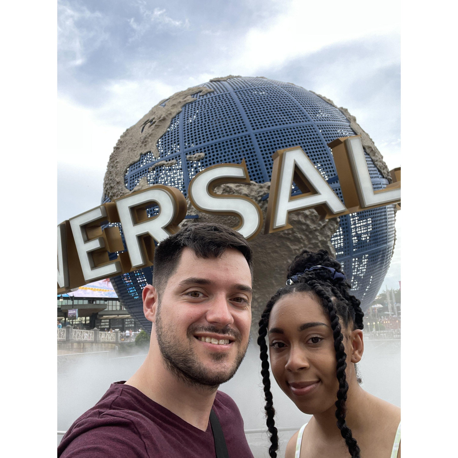 Our first post-COVID trip: Universal Orlando. He still laughs at the look on my face when I saw Diagon Alley for the first time - just pure magic!
