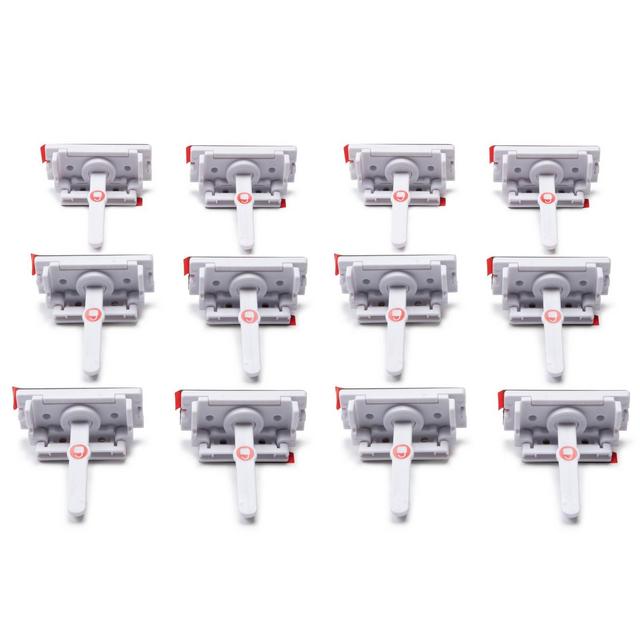 Safety 1st Adhesive Cabinet Latch For Childproofing - 12pk