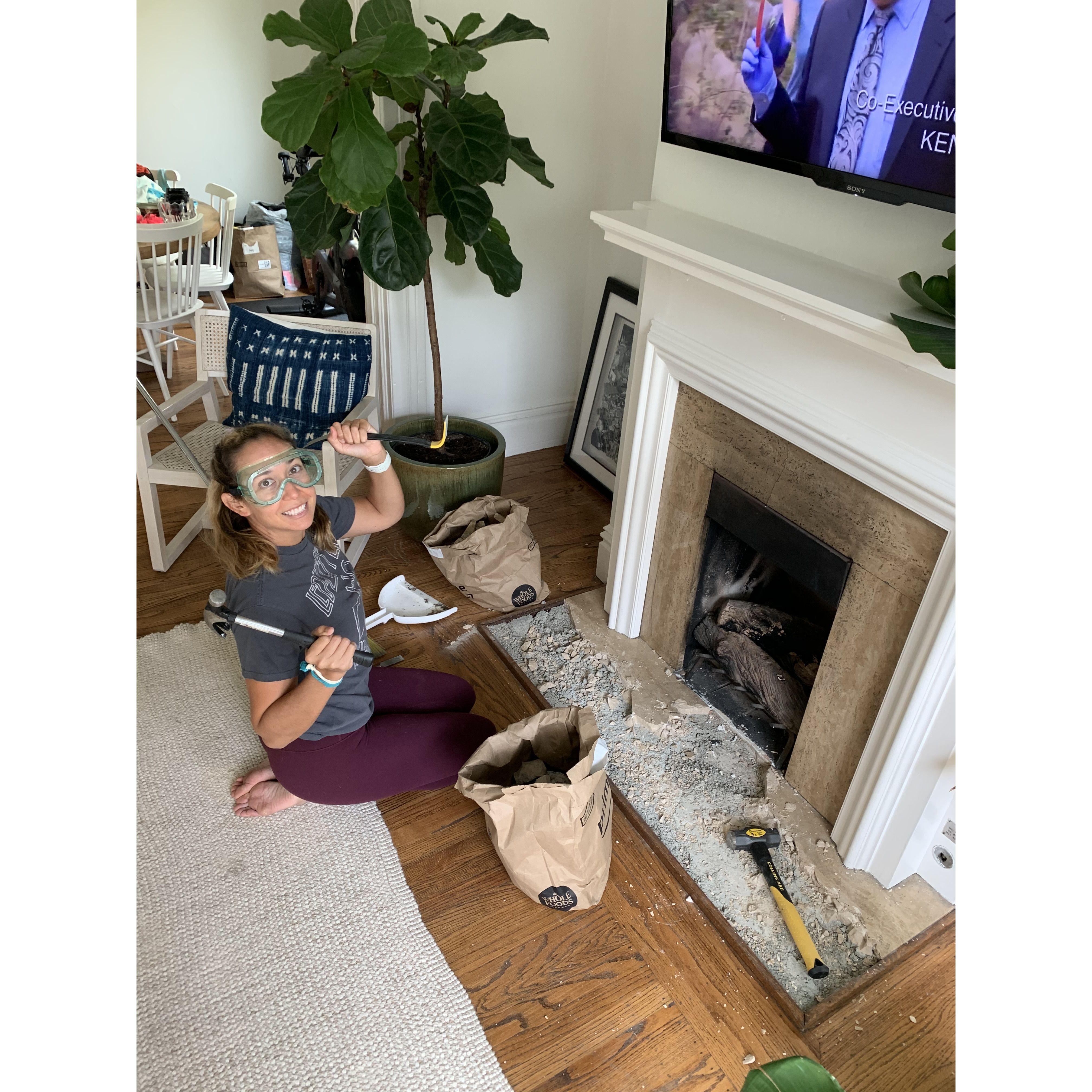 April 2020 - Our first (and most ill-advised) Covid project begins