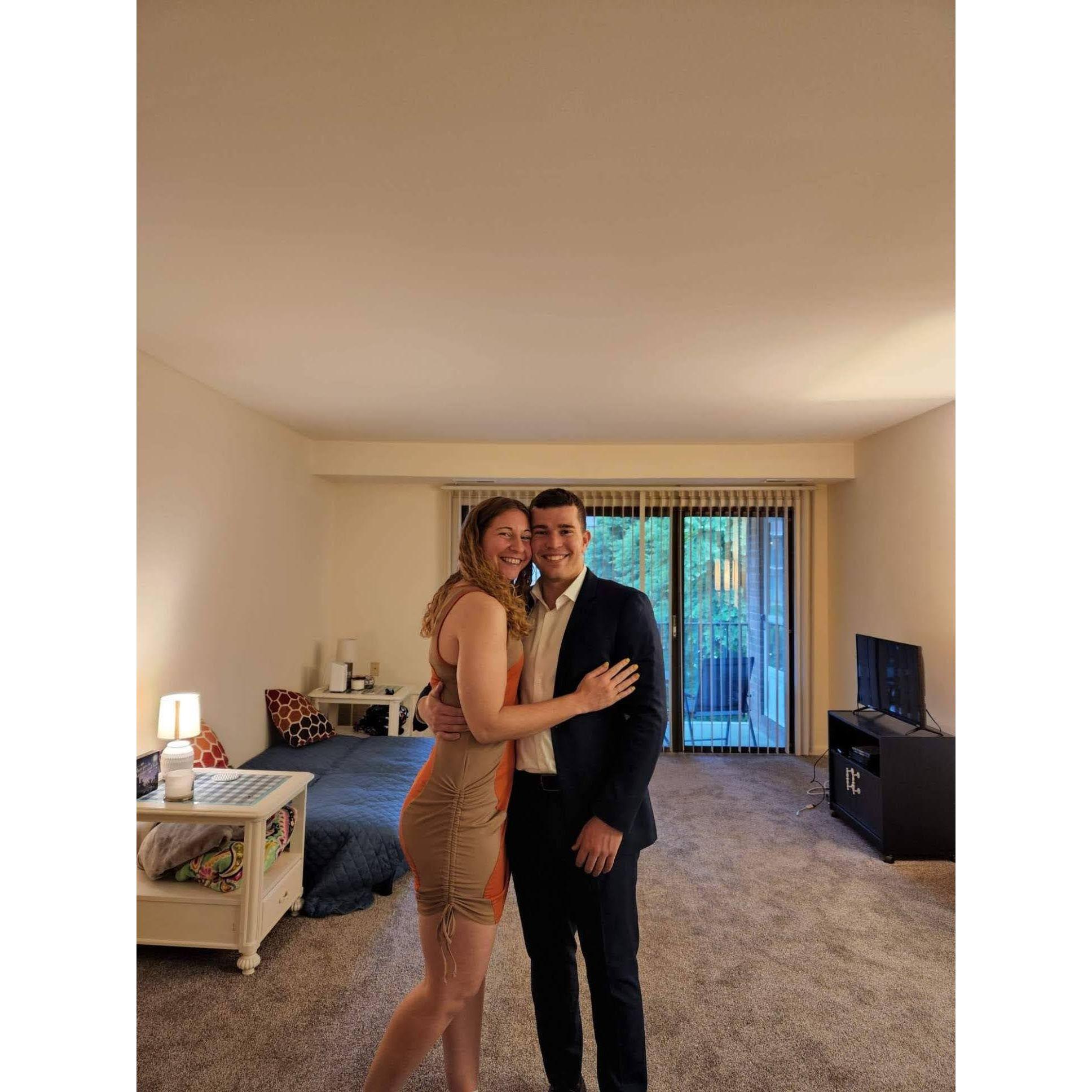 Our first "fancy" date night