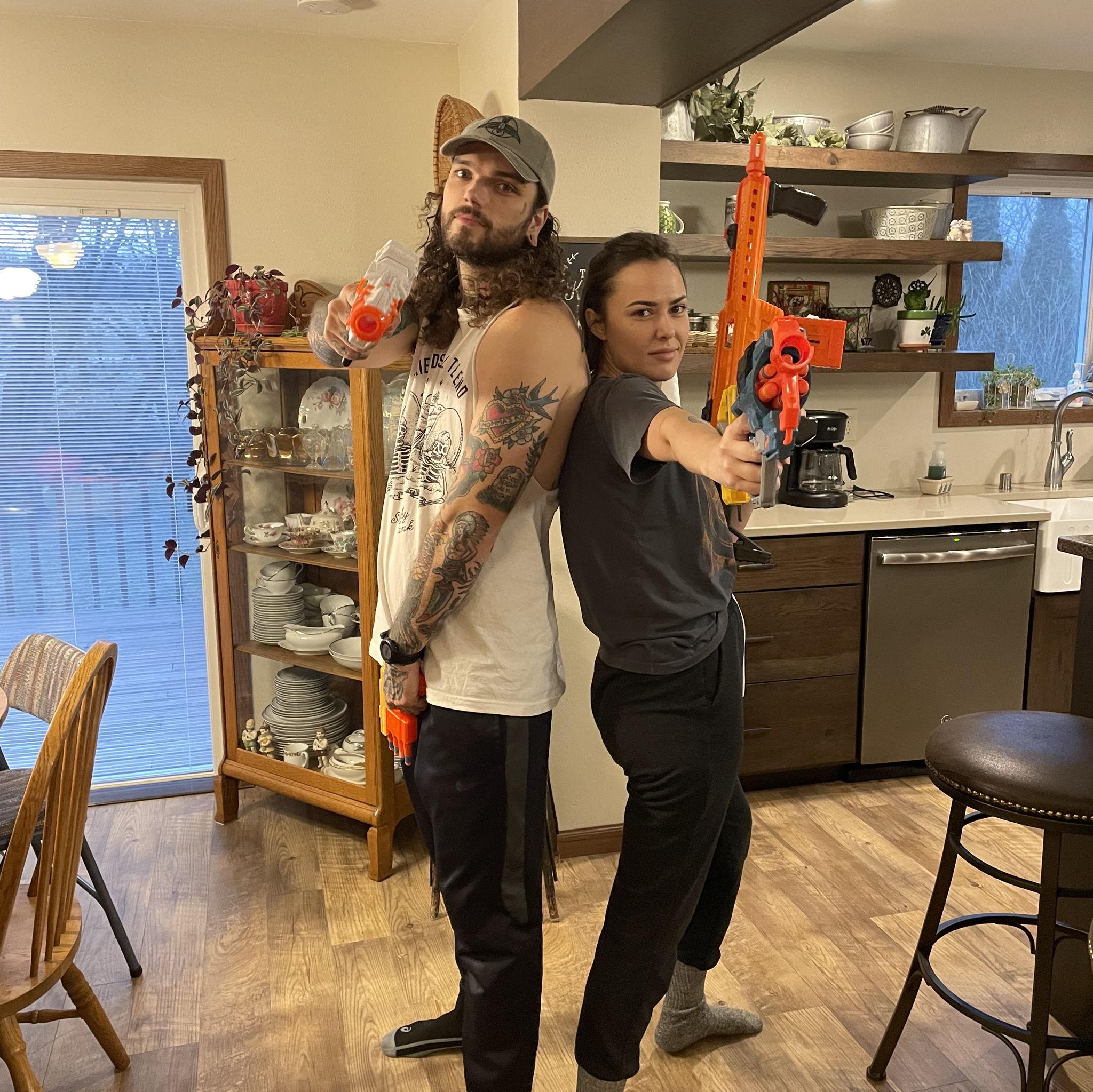 First Christmas with Sawyer's family!