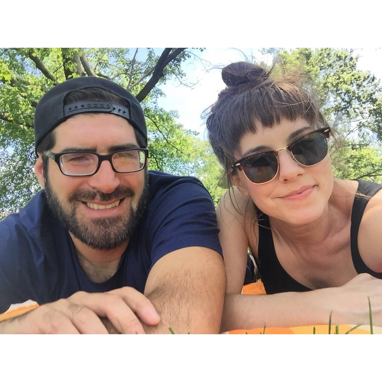 Picnic at Edgewater Park in Cleveland