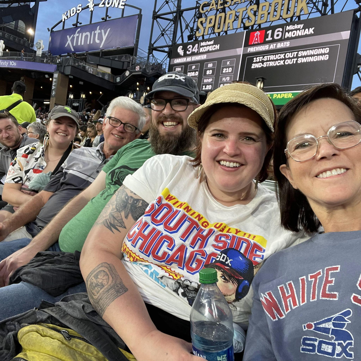 Turning Nick into a Sox fan!