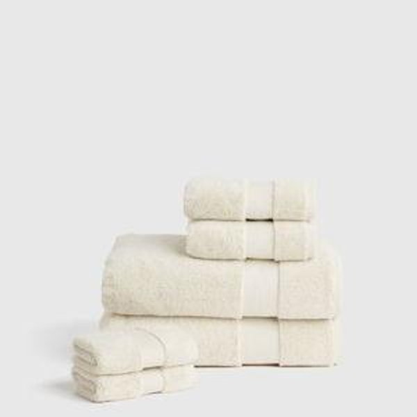 Turkish Ultra Plush Bath Towel Bundle in Ivory