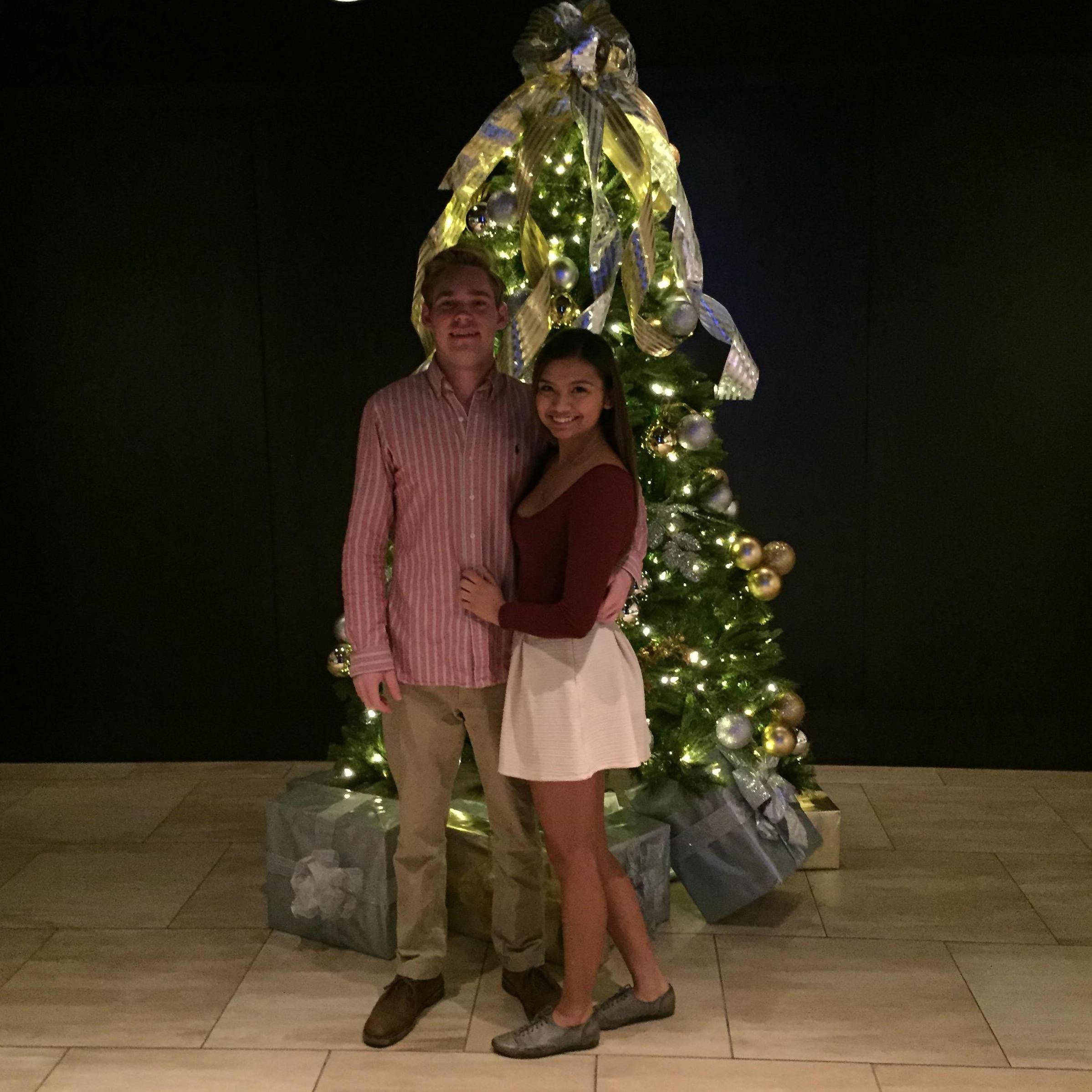 This was our first Christmas together!