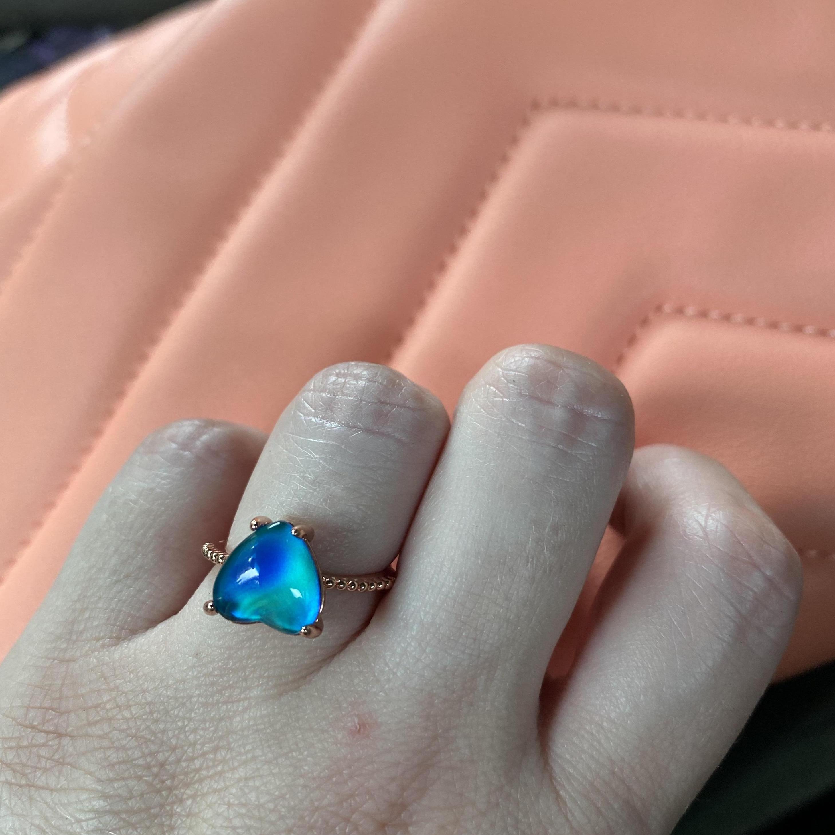The first engagement ring Daniel ever gave and Amber ever received.