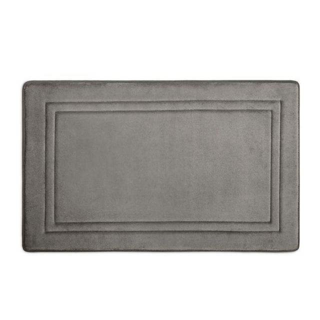 Smart Dry™ 21" x 34" Memory Foam Bath Mat in Charcoal