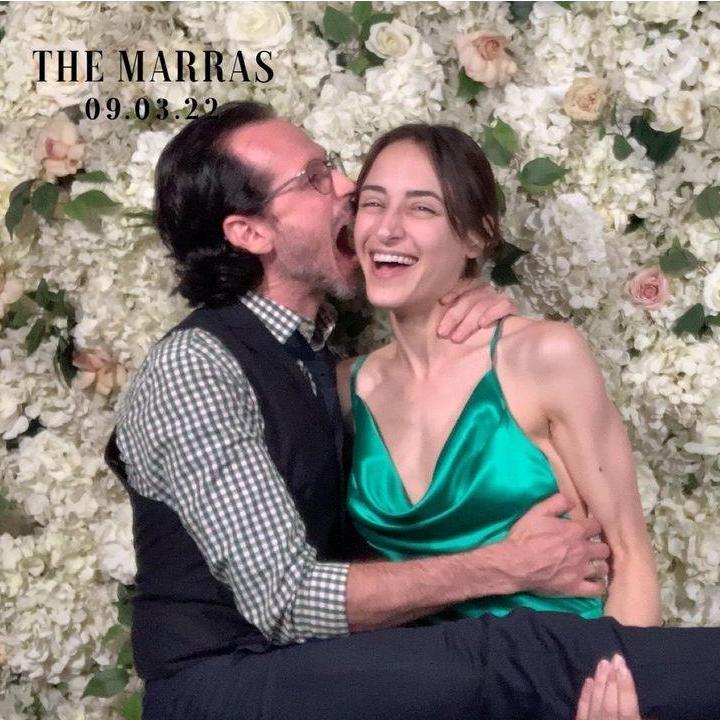 The silly one at Kelly & Sal's Wedding