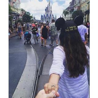 She said "YES" at the happiest place on Earth!