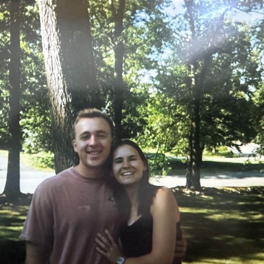 Haddon's front yard - Grace's first visit to Massachusetts in the summer of 2025.