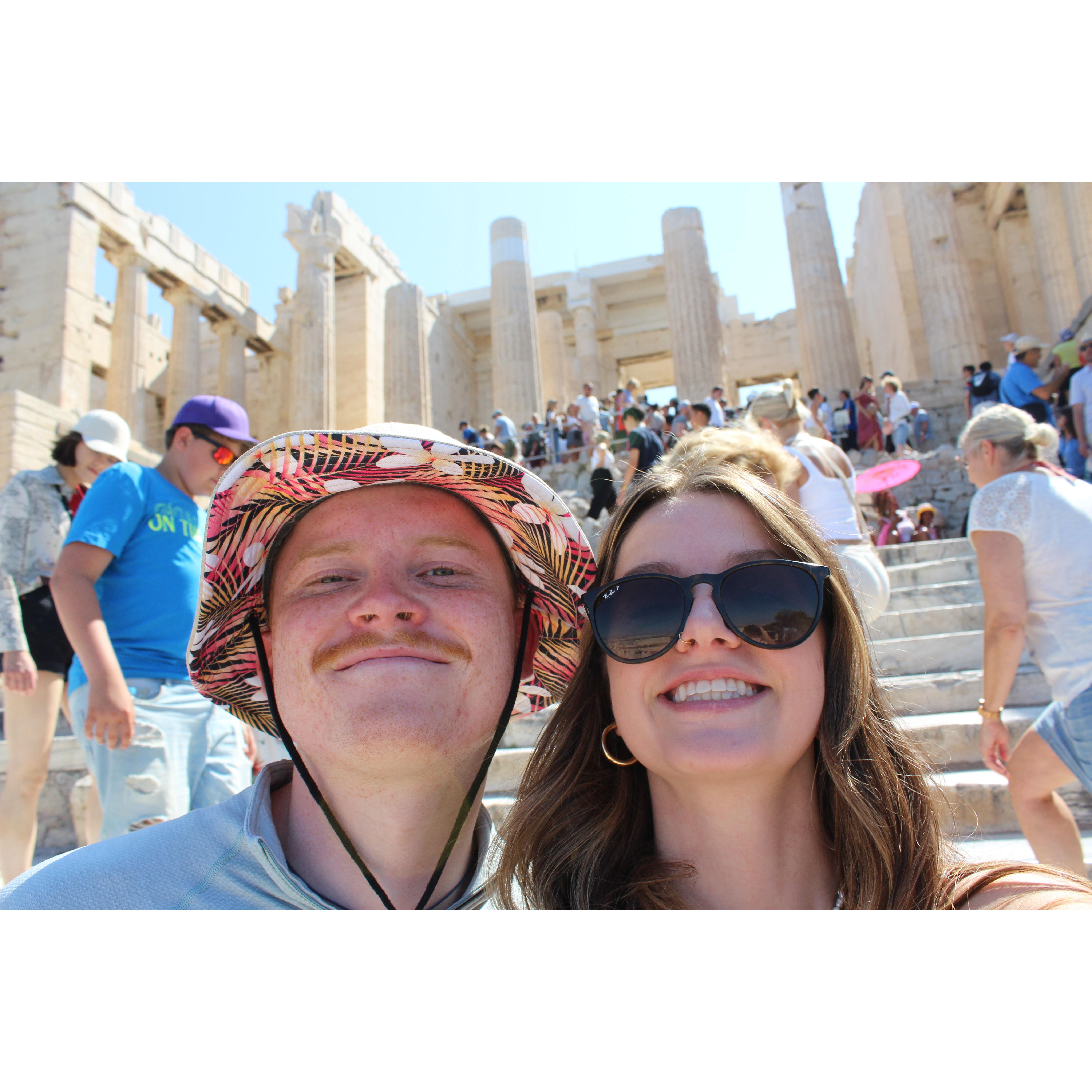 Just got to the top of the Parthenon!