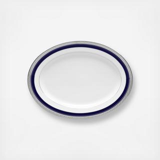 Crestwood Cobalt Platinum Oval Platter